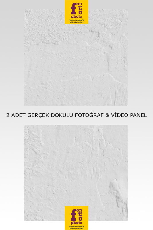 2218  /   Gerçek Dokulu / Fotoğraf Çekim Paneli 2 adet + Dik Tutucu Ayak 2 adet ( Dokulu zemin ürünlerimiz ile kombinasyon yapılabilir ) - ikinci görsel