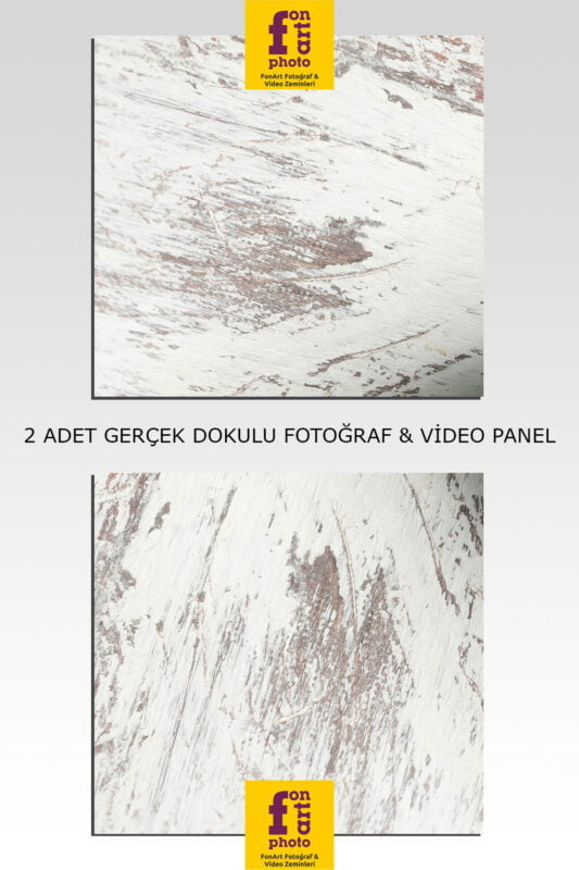 2202 / Gerçek Dokulu / 2 adet Fotoğraf Çekim Paneli + 2 adet Dik Tutucu Ayak ( Dokulu zemin ürünlerimiz ile kombinasyon yapılabilir ) - ikinci görsel