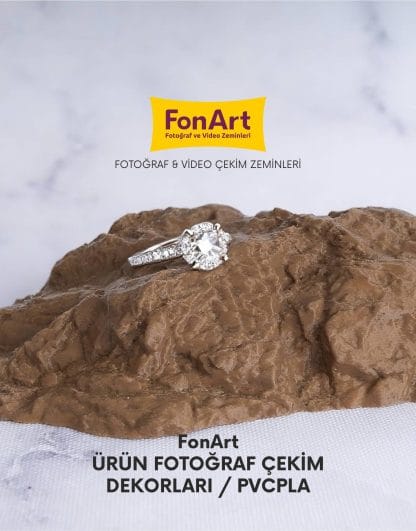 Ürün Fotoğraf Çekim Dekoru / BK 002 / Koyu Kahve - Görsel 6