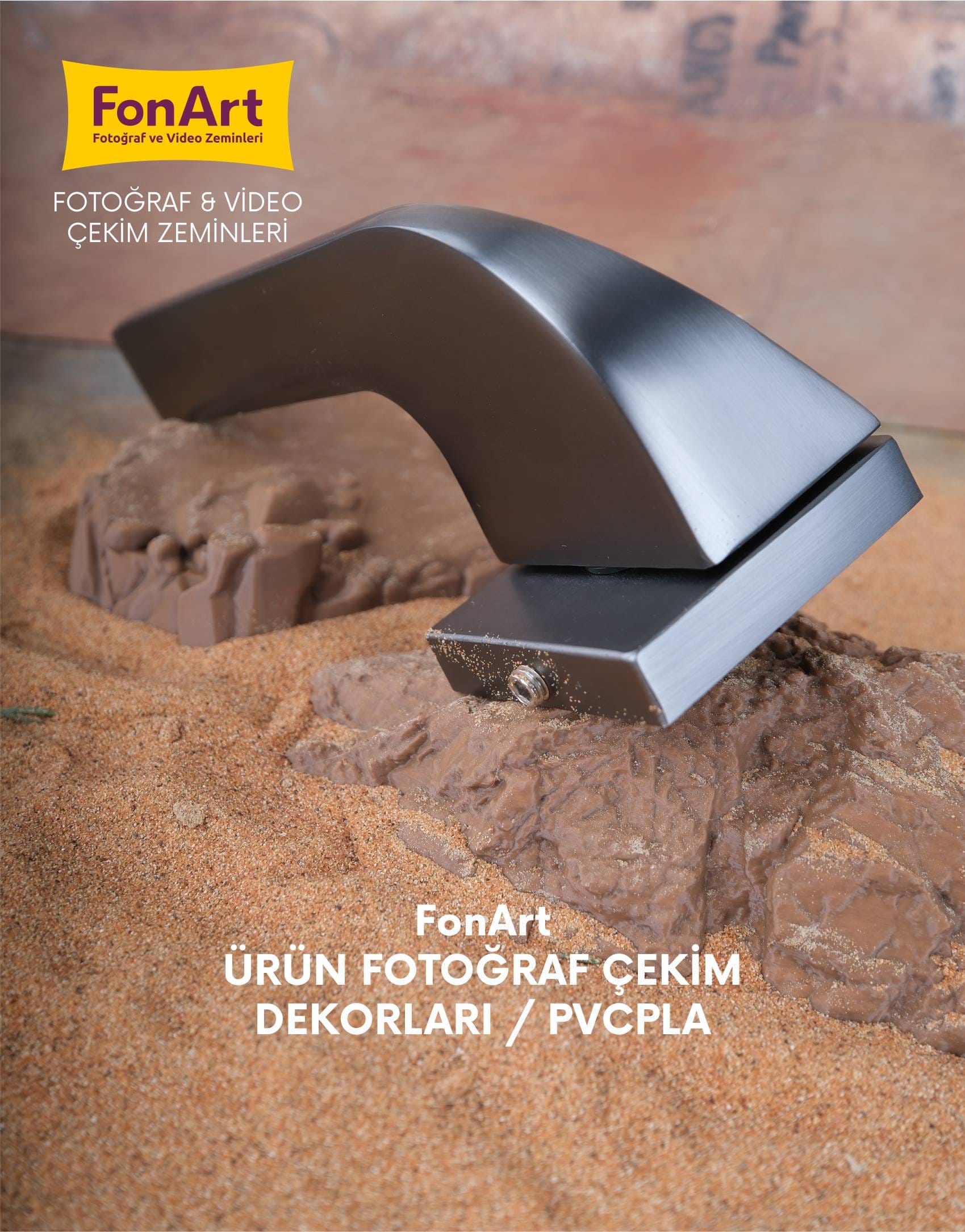 Ürün Fotoğraf Çekim Dekoru / BK 001 / Koyu Kahve - Görsel 8