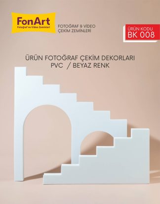 Ürün Fotoğraf Çekim Dekoru / BK 008 / Beyaz Renk / Photo Backdrop